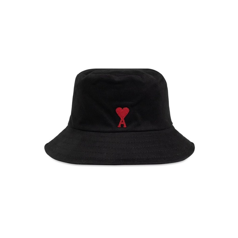 AMI Paris Ami de Coeur Embroidered Bucket Hat