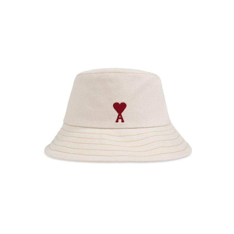 AMI Paris Ami de Coeur Logo Embroidered Bucket Hat