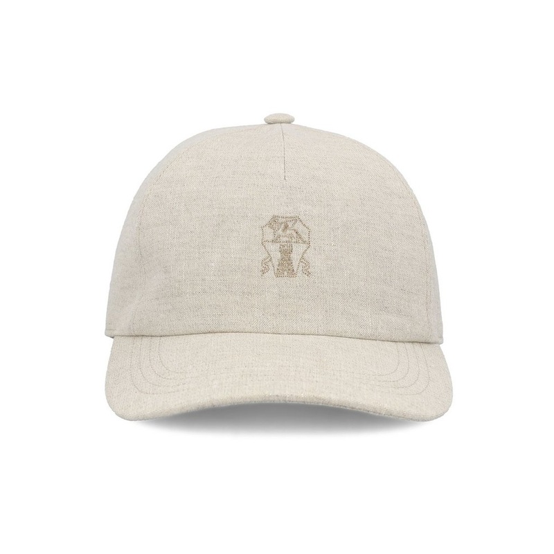 Brunello Cucinelli Logo Embroidered Sparkling Baseball Cap