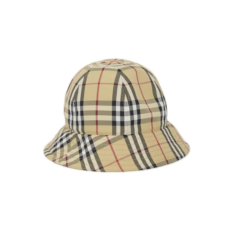 Burberry Vintage Check Dropped Brim Bucket Hat