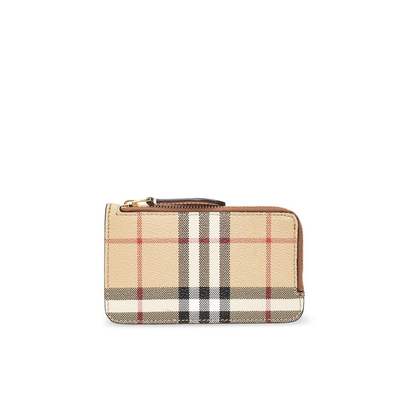 Burberry Vintage Checked Zipped Cardholder