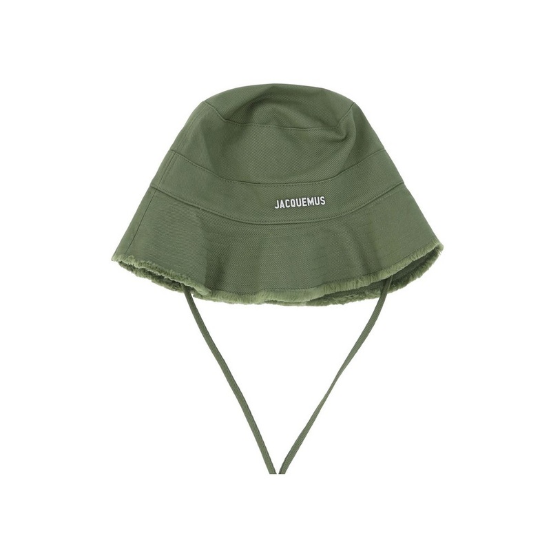 Jacquemus Le Bob Artichaut Logo Plaque Bucket Hat