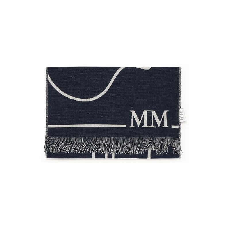 Max Mara Fringed Edge Scarf