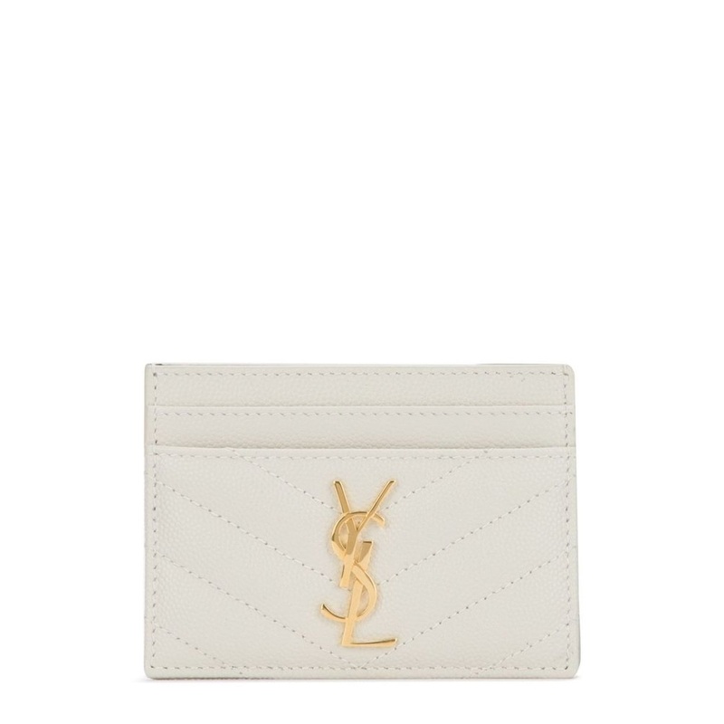 Saint Laurent Cassandre Logo Plaque Card Case