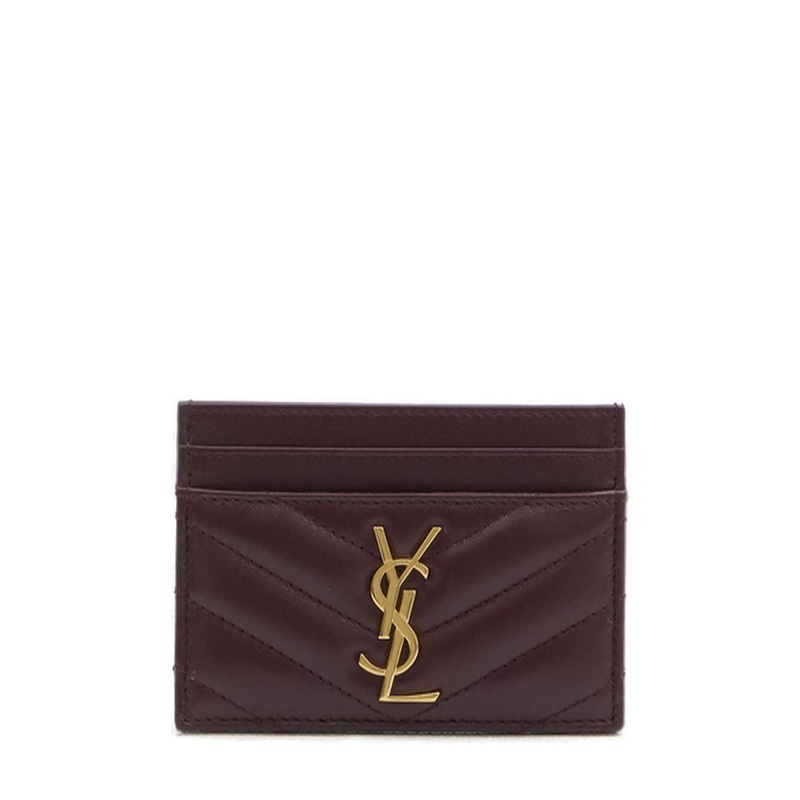 Saint Laurent Cassandre Matelass Quilted Card Case