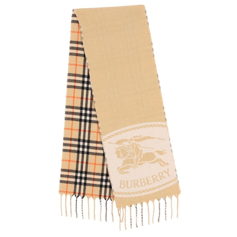 Burberry Reversible Knight Stamp Scarf