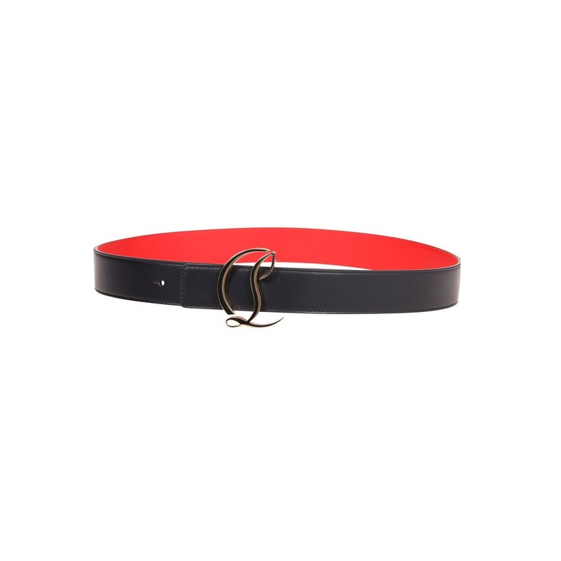 Christian Louboutin CL Logo Buckle Belt