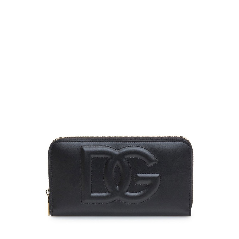 Dolce & Gabbana Logo Embossed Zipped Wallet