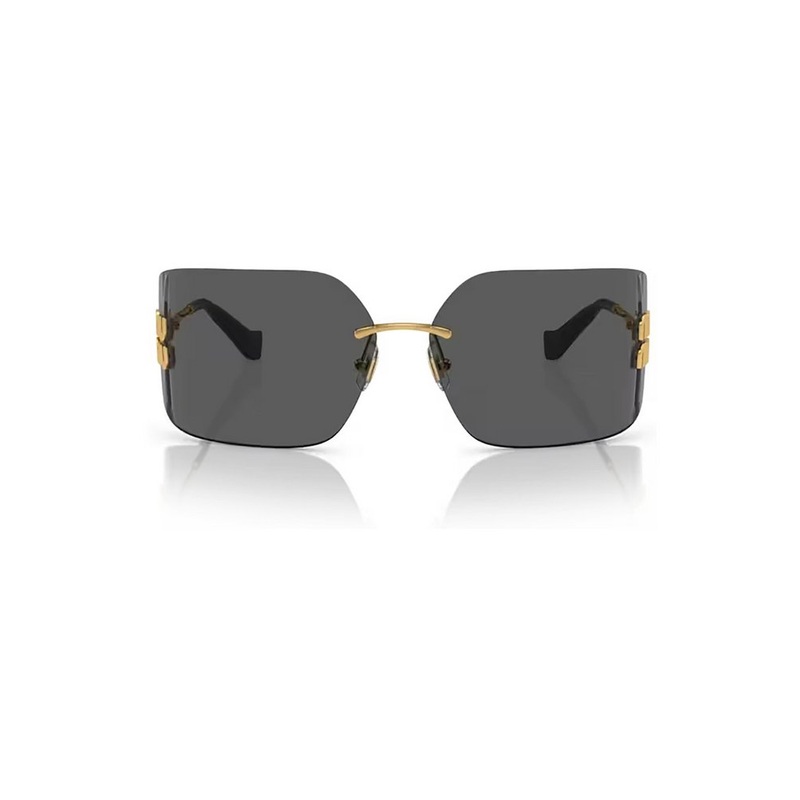 Miu Miu Eyewear Logo-Plaque Oversize-Frameless Sunglasses