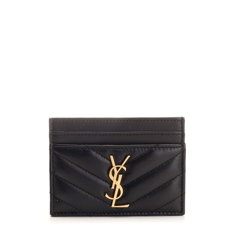 Saint Laurent Cassandre Matelass Card Case
