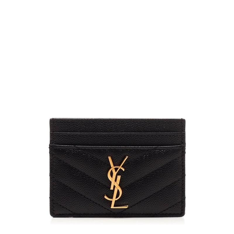 Saint Laurent Monogram Quilted Cardholder – Cettire