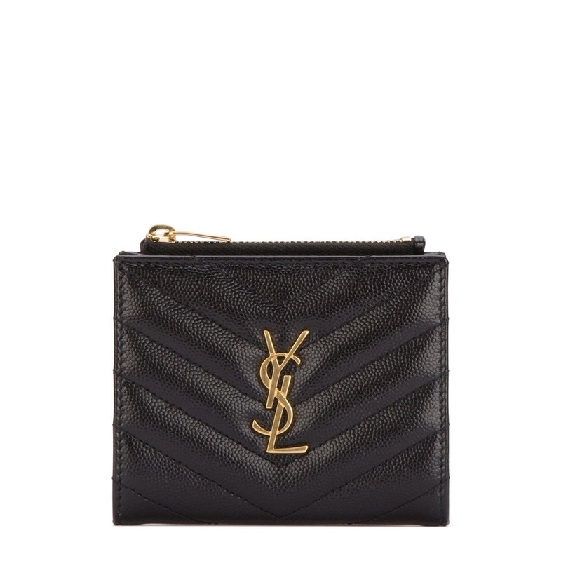 Saint Laurent Monogram Zipped Card Case – Cettire