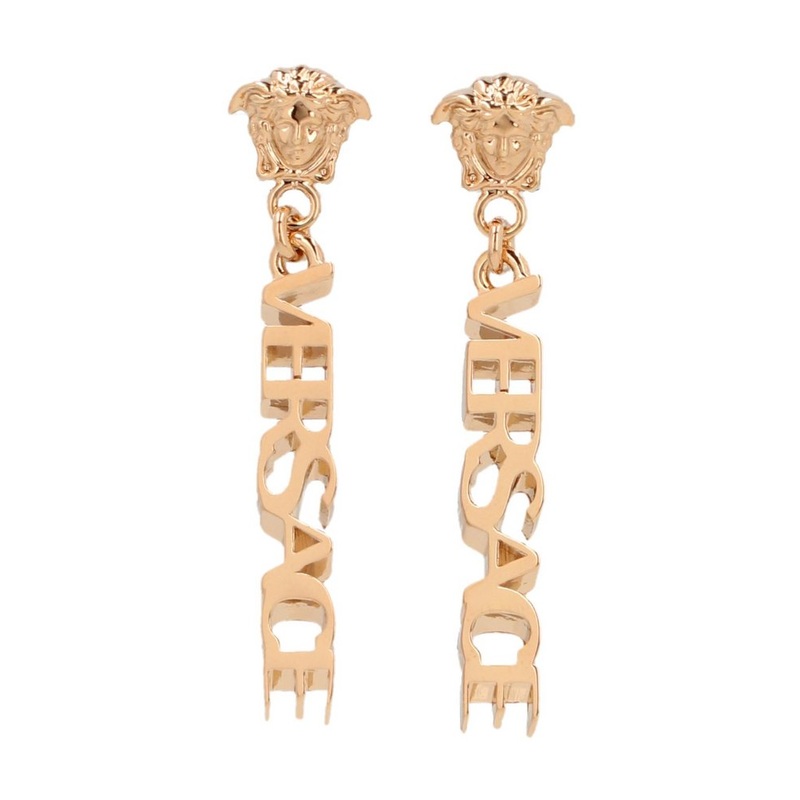 Versace Medusa Head Motif Earrings