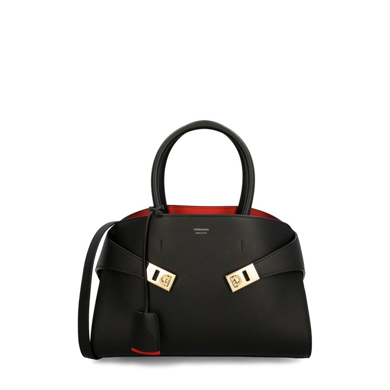 Ferragamo Hug Logo Printed Tote Bag