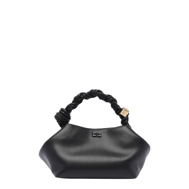 Ganni Bou Twisted Handle Small Shoulder Bag