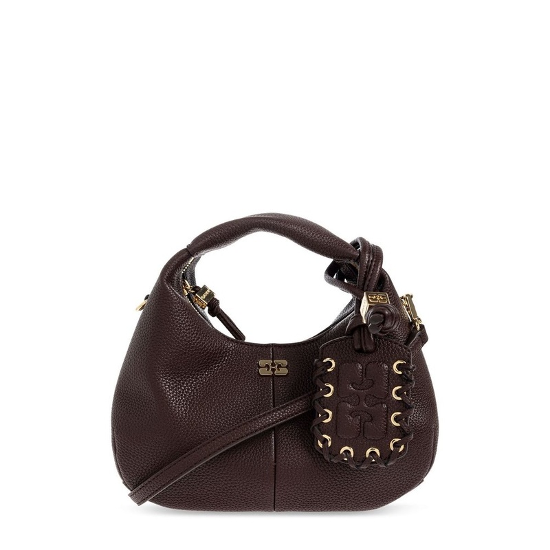 Ganni Zip-Up Mini Handbag