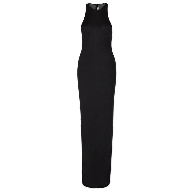 Saint Laurent Crew Neck Sleeveless Dress