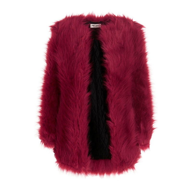 Saint Laurent Faux-Fur Coat