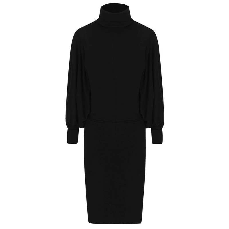 Saint Laurent Oversize Turtleneck Dress