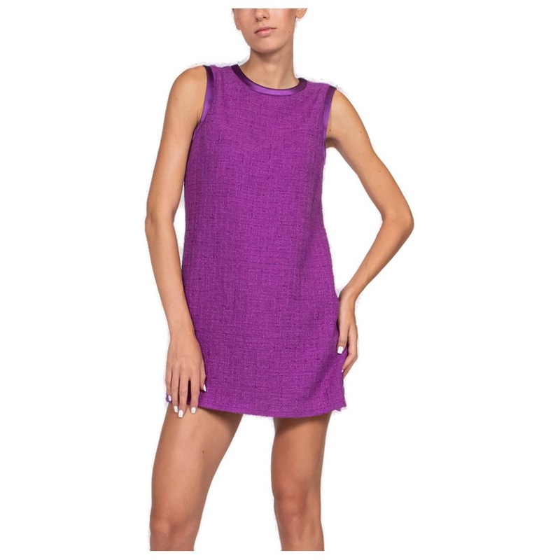 Dolce & Gabbana Rachel Tweed Mini Sleeveless Dress