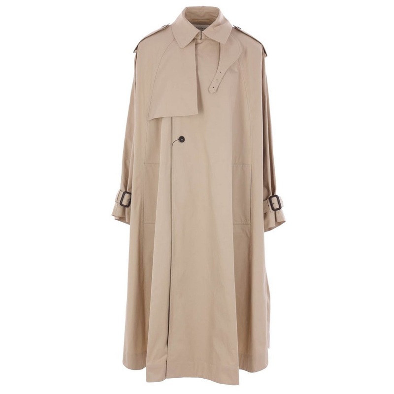 Saint Laurent Button Detailed Trench Coat