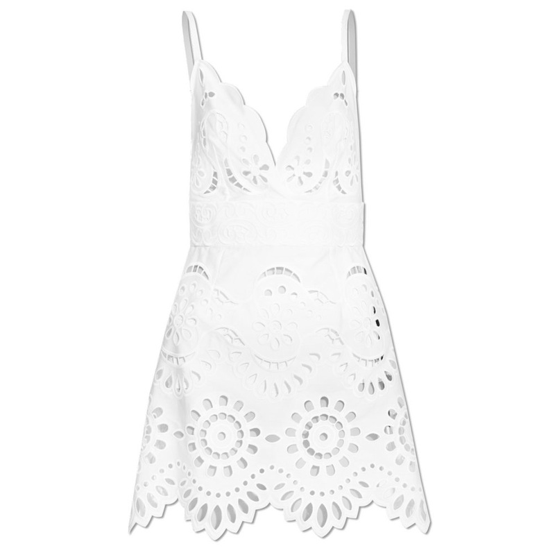 Dolce & Gabbana Cut-Out Detailed Mini Strap Dress