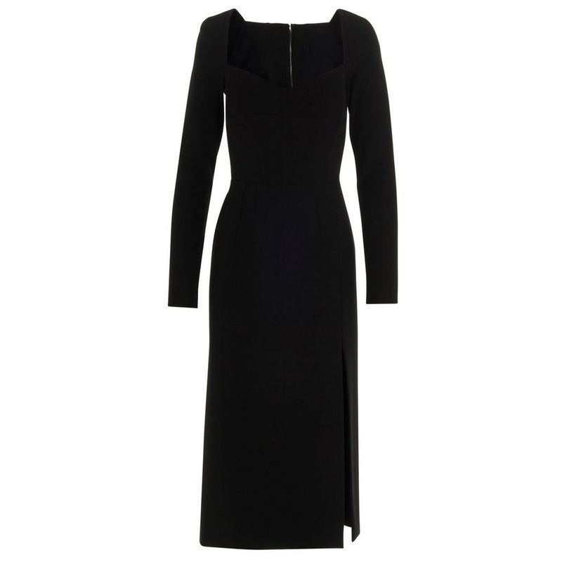 Dolce & Gabbana Fitted Long-Sleeve Dress – Cettire