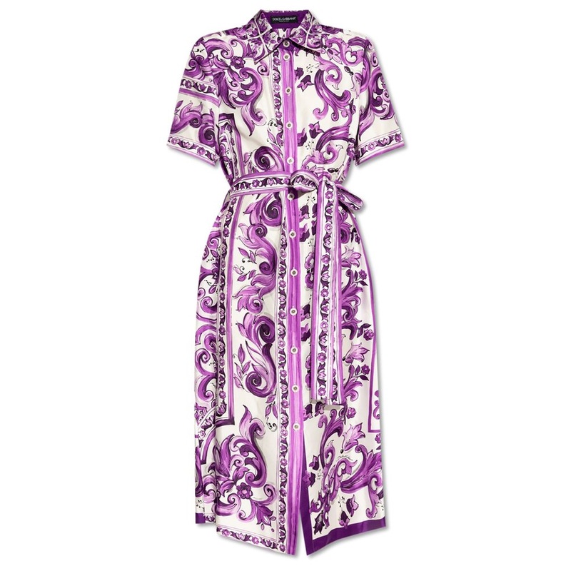 Dolce & Gabbana Majolica Printed Midi Dress