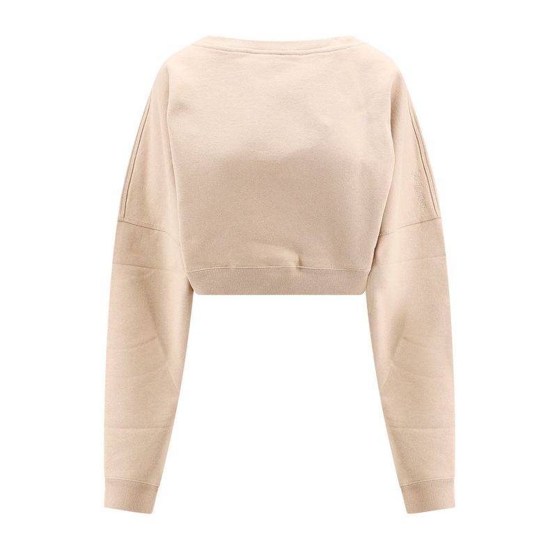 Saint Laurent Crewneck Cropped Sweatshirt