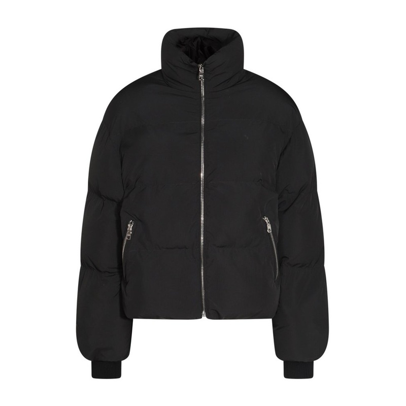 Dolce & Gabbana Branded Tag Cropped Down Jacket