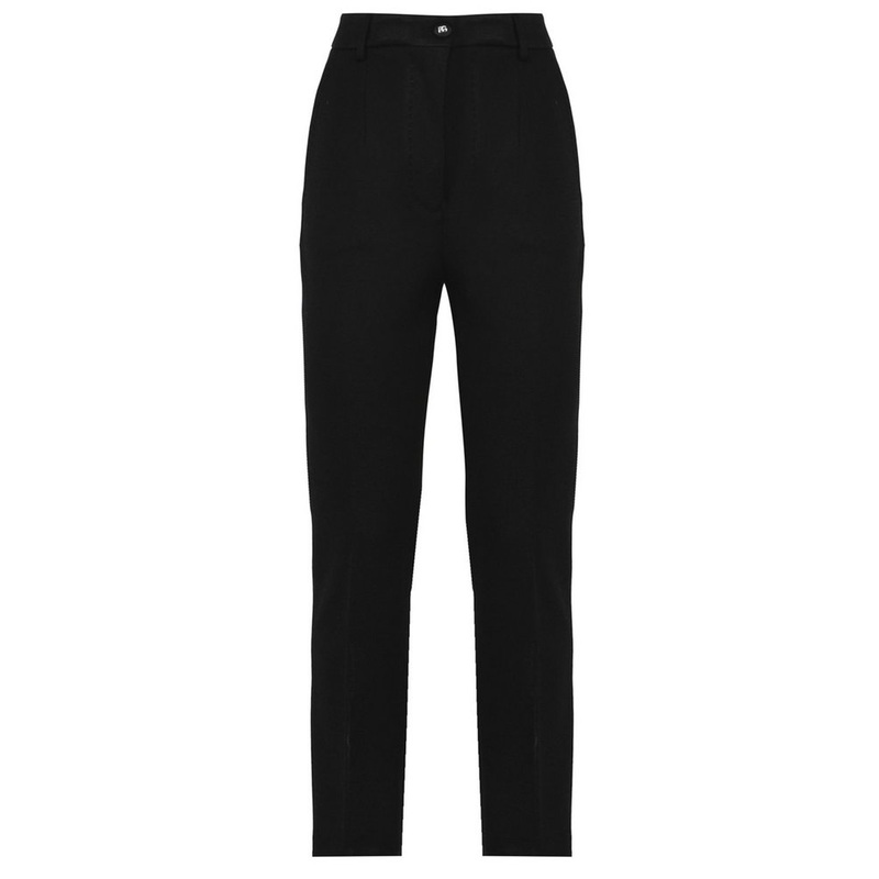 Dolce & Gabbana High Waist Milano Rib Pants