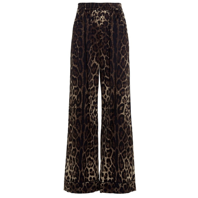 Dolce & Gabbana Leopard Print Pajama Pants