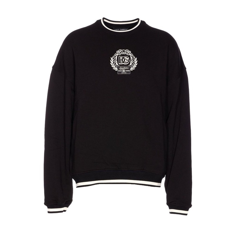 Dolce & Gabbana Logo Embroidered Crewneck Sweatshirt