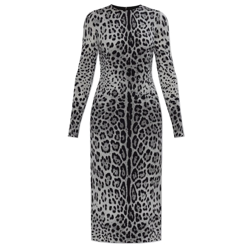 Dolce & Gabbana Animal Printed Midi Dress