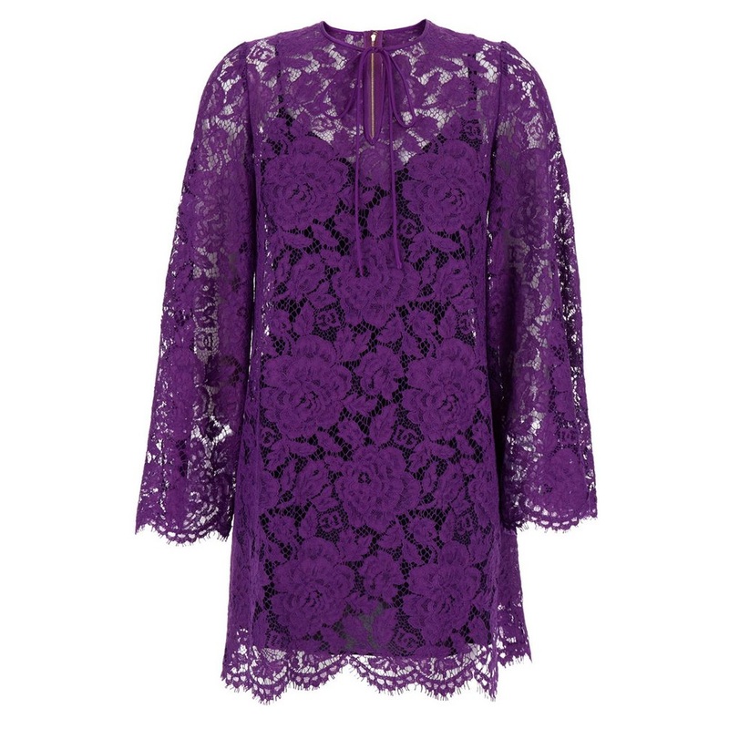 Dolce & Gabbana Cordonetto Lace Short Dress