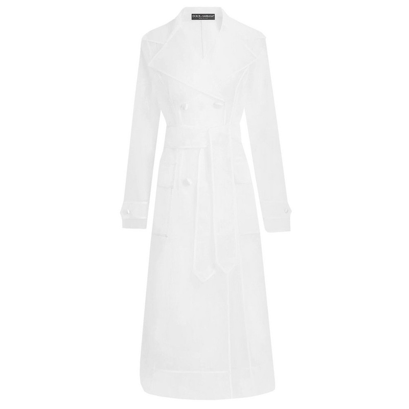 Dolce & Gabbana Double-Breasted Trench Coat