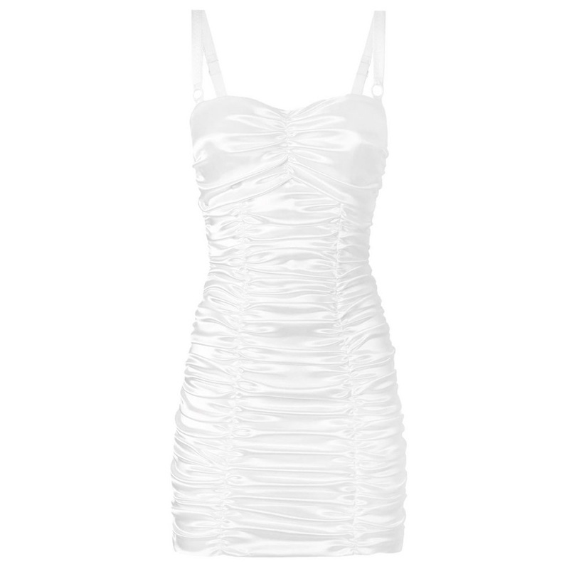 Dolce & Gabbana Draped Satin Mini Dress