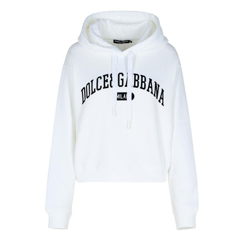 Dolce & Gabbana Logo Printed Drawstring Hoodie