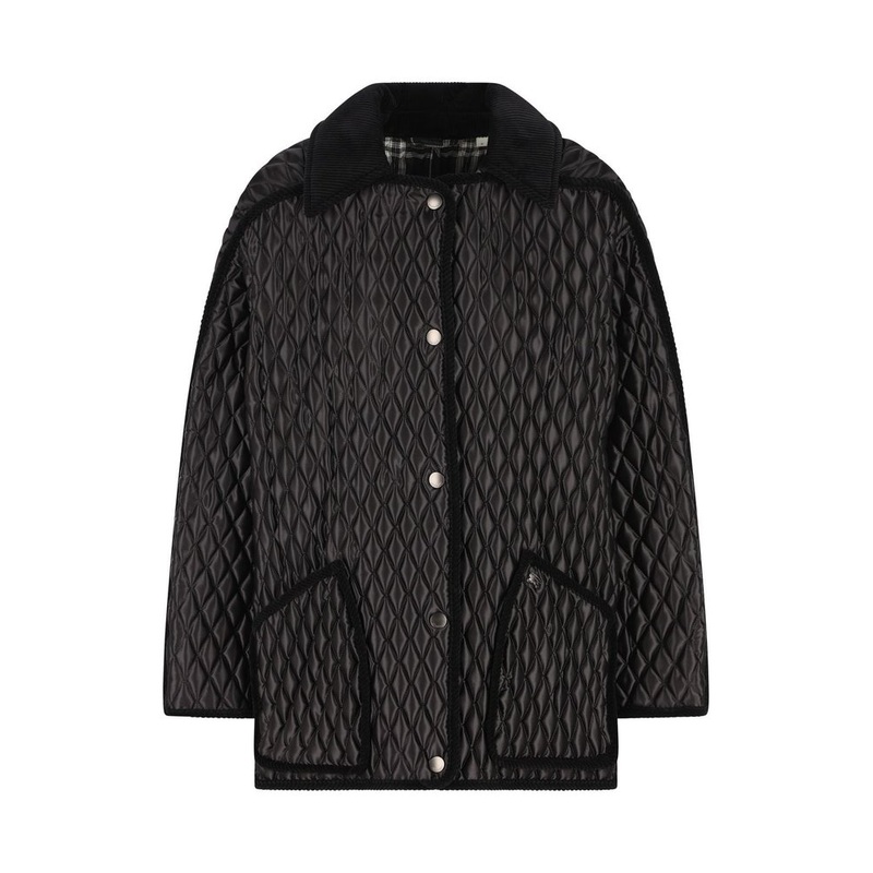 Burberry Quilted Long Sleeved Jacket