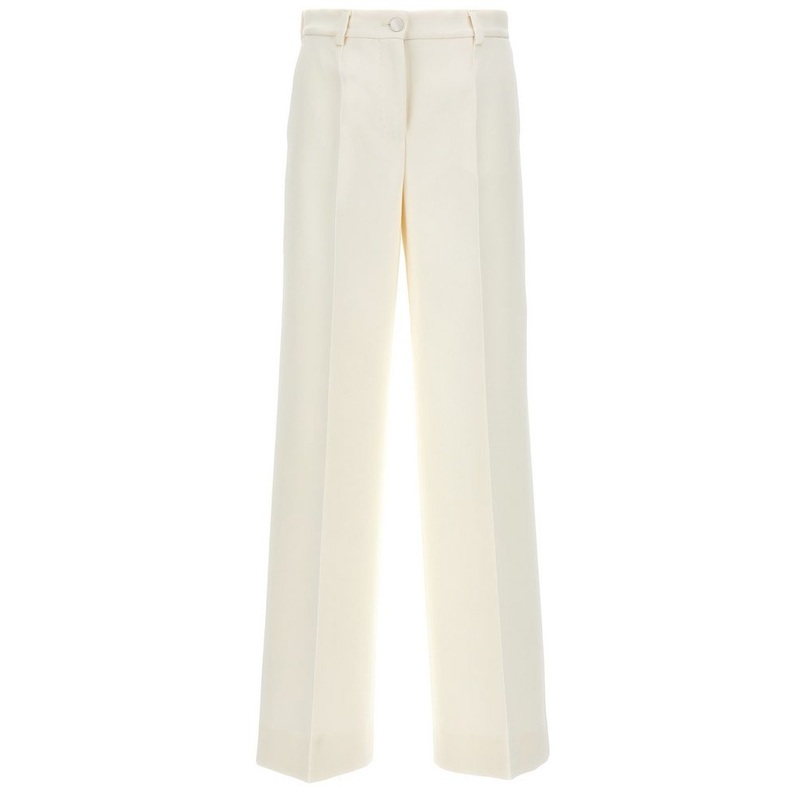 Dolce & Gabbana Double Crepe Flared Pants
