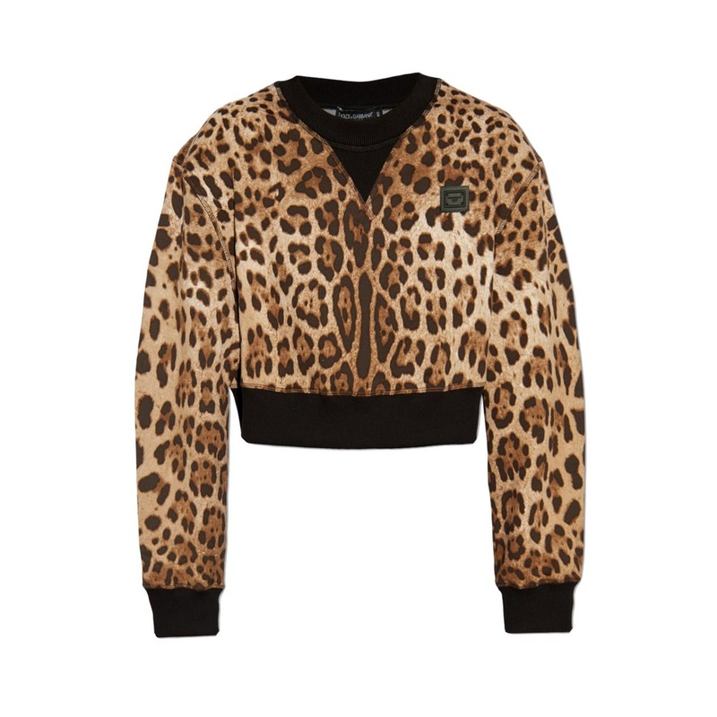Dolce & Gabbana Leopard Printed Sweatshirt