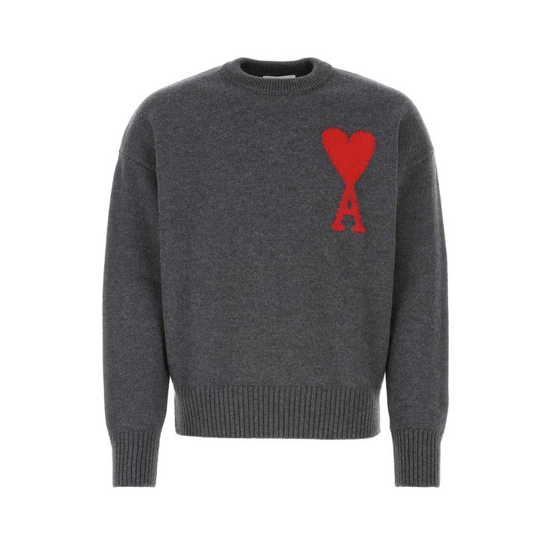 AMI Paris Ami de Coeur Crewneck Knitted Jumper