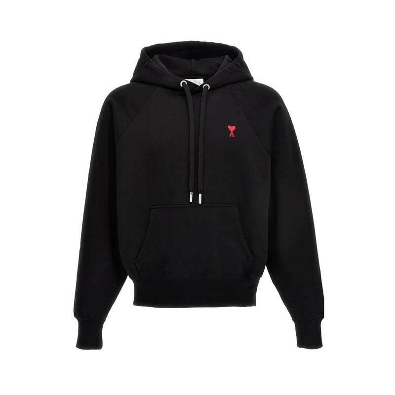 AMI Paris Ami de Coeur Drawstring Hoodie