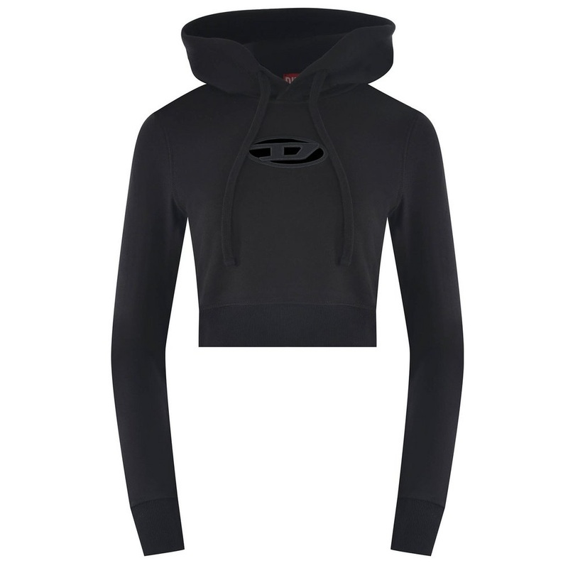 Diesel F-Slimmy-Hood-Od Cut-Out Oval D Logo Hoodie