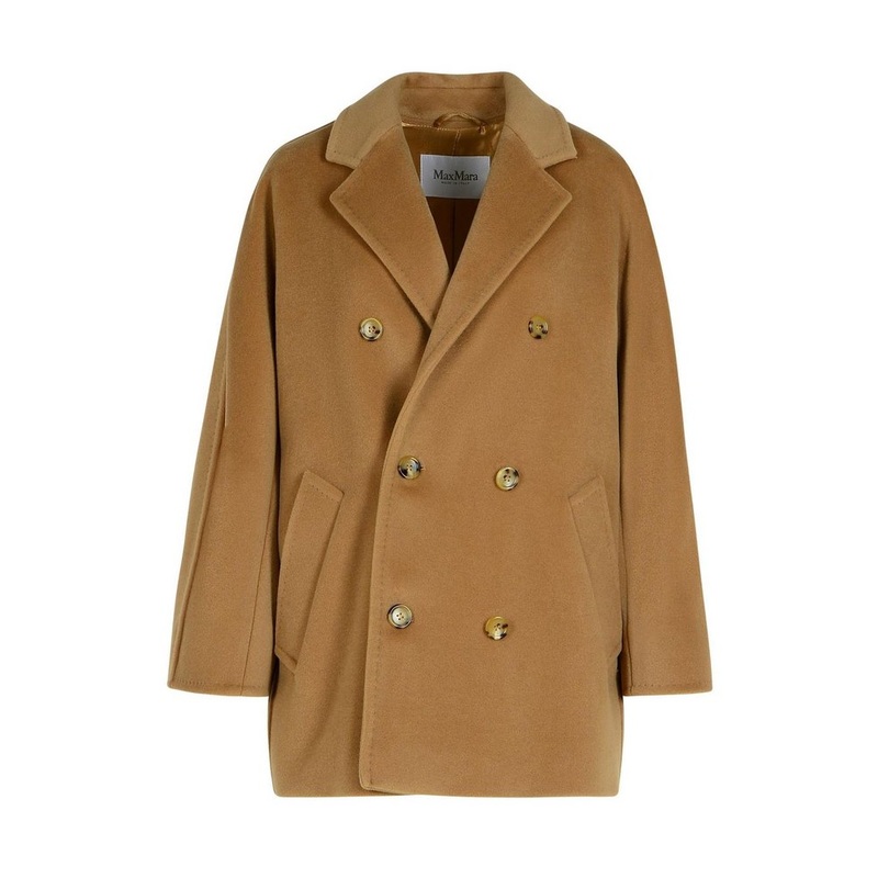 Max Mara Double-Breasted Long-Sleeved Coat