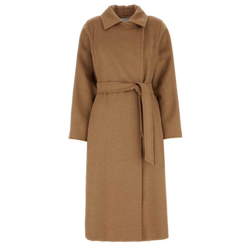 Max Mara Manuela Icon Belted Long-Sleeved Coat