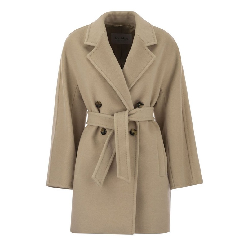 Max Mara Tied-Waist Buttoned Coat