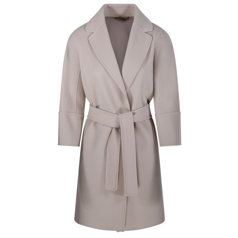 ‘S Max Mara Arona Belted Long-Sleeved Coat