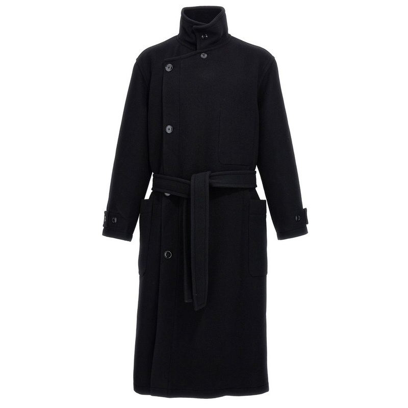 Lemaire Single-Breasted Wrapped Coat