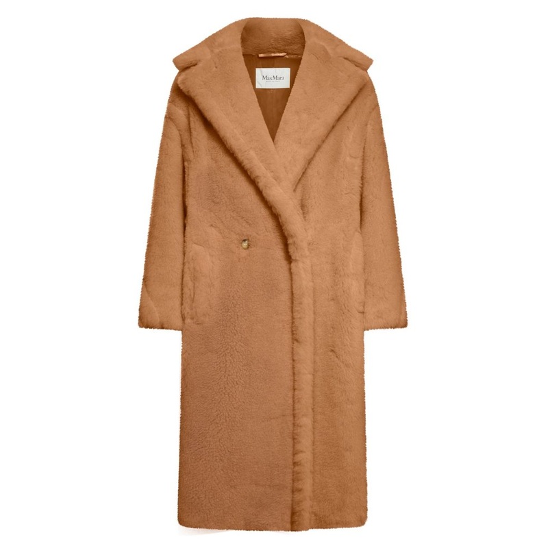 Max Mara Collared Teddy Long Coat